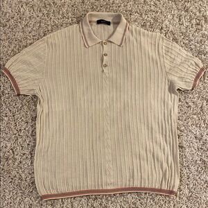 Pal Zileri Classic Beige Polo Shirt size 52